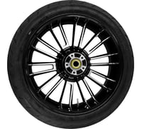 Coastal moto Atlantic Rear Wheel - Black Cut (18") | Dunlop Tire (180/55B18)