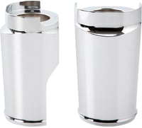 Arlen ness Fat Tire Fork Boot Cover - Chrome