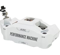 Performance Machine (pm) Radial Mount Caliper - Front Left - White