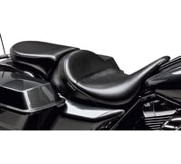 Le pera Aviator Pillion Pad - Narrow - Smooth - Black - FL '08-'23