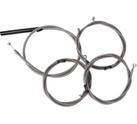 La choppers Handlebar Cable/Brake Line Kit - Complete - 18" - 20" Handlebars - Stainless