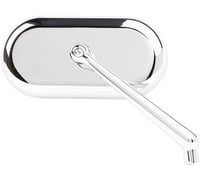 Arlen ness Mirror - Side View - Oval - Chrome - Right
