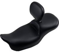 Le pera Maverick Daddy Long Legs Seat - With Backrest - Black - Smooth - FL '08-'23