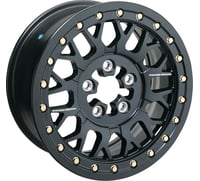 Moose racing Wheel - 346X - Beadlock/5 Lug - Black - 15x7 - 5+2