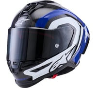 Alpinestars Supretech R10 Helmet 22.06 Arius Gloss Black/White/Blue