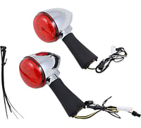 Custom dynamics Rear LED Turn Signal Ringz - Chrome - Scout
