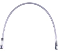 Magnum shielding Universal XR Brake Line - 23" - Stainless w/ Chrome Fittings