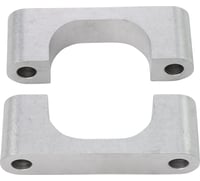 Klock werks Hugger Front Fender Mounting Blocks - For 21" Wheels - Satin