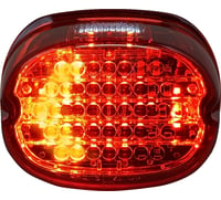 Custom dynamics Taillight w/ Integrated Turn Signal - Top Window - Red Lens