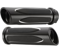 Arlen ness Grips - Comfort - Deep Cut - TBW - Black