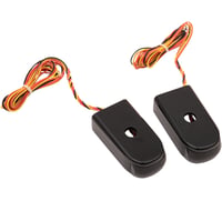 Alloy art LED Strut Light - Smoke/Red Black FXLR