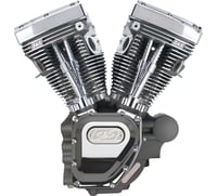 S&s cycle T124 Long Block Engine- Stone Gray - Touring
