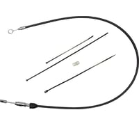 Drag specialties Clutch Cable - Upper - 36" - Black/Chrome