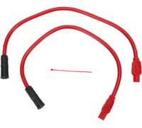 Sumax 10.4 mm Spark Plug Wire - Black - '99-'08 Red