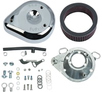 S&s cycle Teardrop Air Cleaner Kit - Chrome