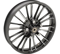 Coastal moto Wheel - Atlantic - Front - Dual Disc/without ABS - Black Cut - 21x3.5 - '00-'07 FL