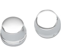 Drag specialties Axle Caps - Chrome - Front
