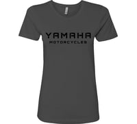 Yamaha Apparel Women's Yamaha Motorcycles T Shirt  Charcoal Black 