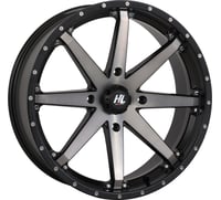 High lifter Wheel - HL10 - Front/Rear - Matte Black/Smoke - 20x7 - 4/156 - 4+3 (+10 mm)