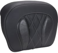 Mustang Chopped Tour-Pak® Pad - Gunmetal Stitching - FLH/FLT '23-'25