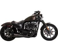 Vance & hines Upsweep 2-into-1 Exhaust System - Stainless Steel - Black