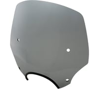 Memphis shades El Paso Windshield - 15" - 7" Headlight Cutout - Black Smoke