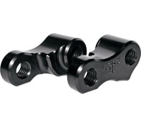 La choppers Rear Lowering Kit - Black Powder Coated - Lowers 1" - '05-'15 XL