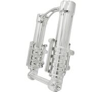 Arlen ness Fork Legs - 49 mm - Chrome - For Factory Brake Caliper