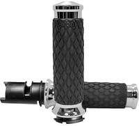 Avon grips Diamond Contour Grips - Chrome - TBW