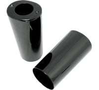 Drag specialties Fork Slider Covers - Gloss Black - Smooth - Stock Length - Replacement OEM Number 45964-86