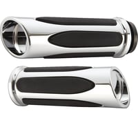 Arlen ness Grips - Comfort - Deep Cut - TBW - Chrome