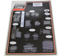 Colony Bolt Kit - Engine - Chrome