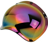 Biltwell Bubble Shield - Rainbow Mirror