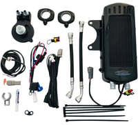 Ultracool Side Mount Oil Cooler Kit - Gloss Black - Sportster