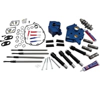 S&s cycle Cam Chest Kit with Plate - Chain Drive - Water Cooled - 465 Cam - Black Pushrods - M8