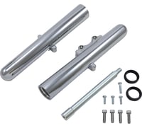 Arlen ness Fork Legs - Chrome - Hot Legs - Custom Single Disc - Smooth - '08-'13