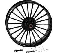 Rc components Wheel - Illusion - Front - Dual Disc/without ABS - Black - 21x3.5