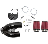 S&s cycle Tuned Induction Air Cleaner Kit - Gloss Black