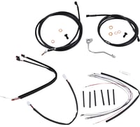 Burly brand Control Kit - 18" Ape Hanger Handlebars - ABS