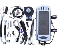 Ultracool Side Mount Oil Cooler Kit - Chrome - M8
