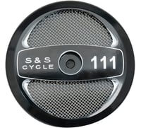 S&s cycle Stealth Air Cleaner Cover - Black - 111"