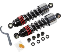Burly brand Slammer Plus Shocks - Chrome - XL