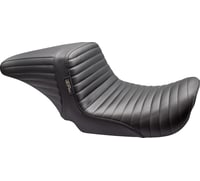 Le pera Kickflip Up Front Seat - Pleated - Black - Dyna '06-'17