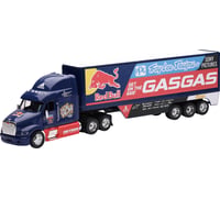 New ray toys Peterbilt TLD Red Bull GASGAS Race Team Truck - 1:32 Scale - Blue/Red