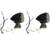 Custom dynamics Front LED Turn Signal - Black - Scout