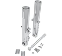 Performance machine (pm) Fork Leg Kit - Chrome - Lower - Single Disc - '14-'20 FL