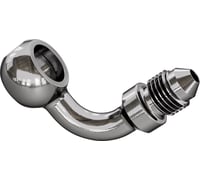 Goodridge Banjo Adaptor - 3/8" / M10 Bolt - 90° - Stainless Steel