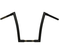 Todd's cycle Handlebar - Strip - 1-1/4" - 14" Rise - Flat Black