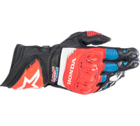 Alpinestars Honda GP Pro R3 Gloves Black/Bright Red/Blue 