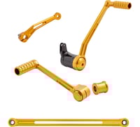 Arlen ness SpeedLiner Foot Control Kit - Solo - Gold